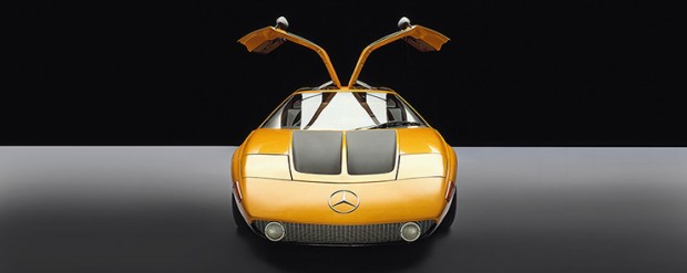 Yellow Gull Wing Door Mercedes-Benz - Cars