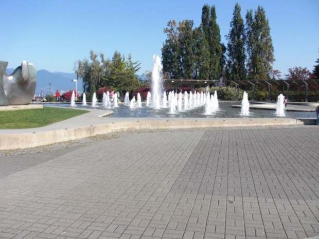Park Water Fountain Display